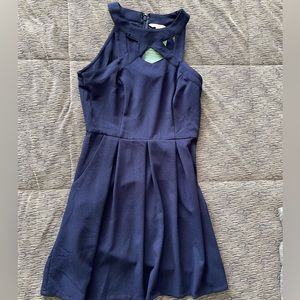 Navy Blue “Speechless” Brand Dress - Juniors Size M.